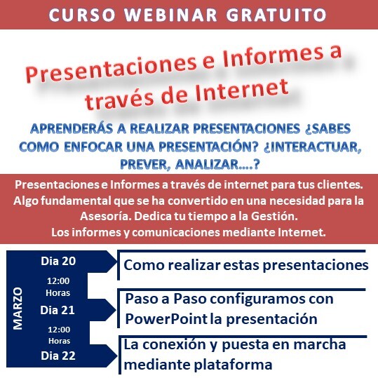 Presentaciones e Informes a través de Internet